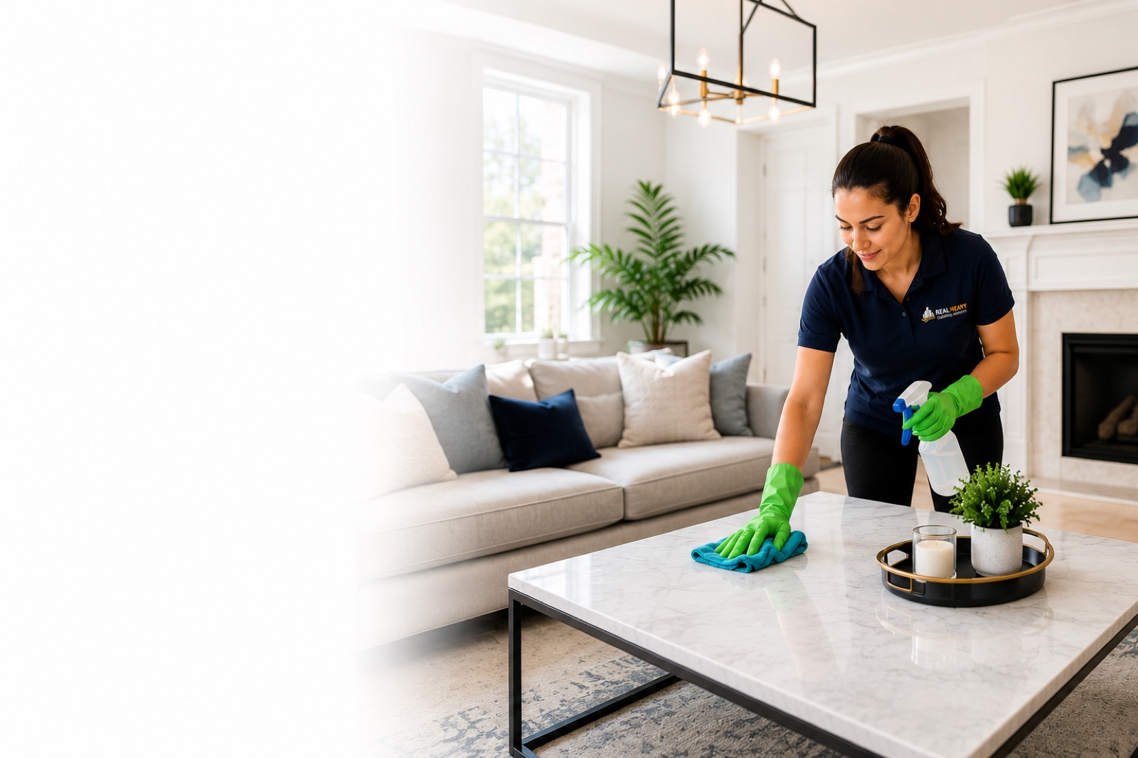 Comfortable Massachusetts home served by Real Heavy Cleaning Boston